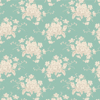 Pre Order Tilda Sunday Brunch 100581-White-Flower-Teal