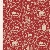 Pre-order Tilda Merry Little Christmas - Paperscenes Burgandy