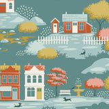Pre-order Tilda Village Life Extra Village Teal 110180