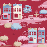 Pre-order Tilda Village Life Extra Village Burgandy 110186