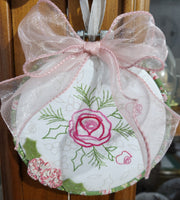 Rosey Christmas Wreath Kit