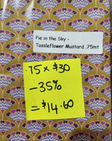 Pie in the Sky Tassleflower Mustard .75mt