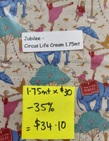 Jubilee Circus Creme x 1.75mt