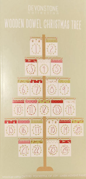 Wooden Dowel Christmas Tree (PICK UP ONLY)