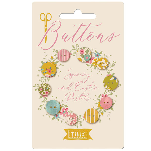 Pre-order Tilda Creating Memories - Spring  Buttons