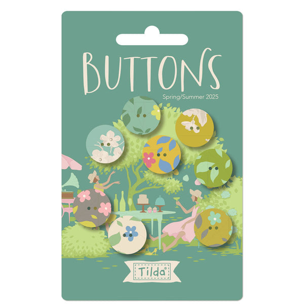 Pre Order Tilda Sunday Brunch  400068-SB-Buttons-16mm