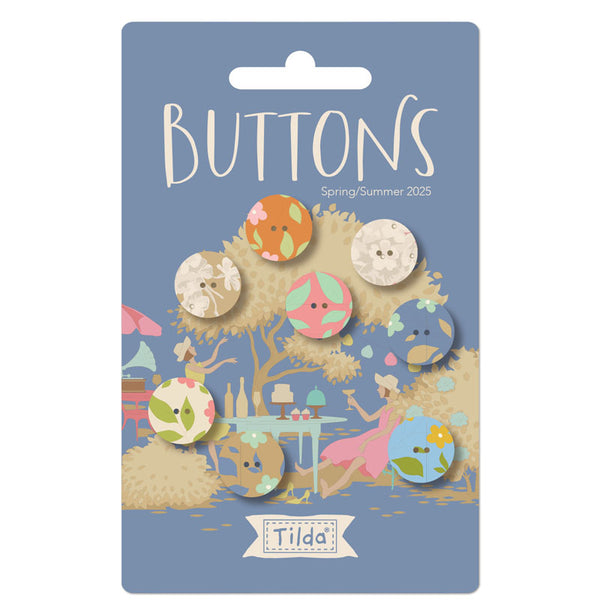 Pre Order Tilda Sunday Brunch  400069-SB-Buttons-14mm