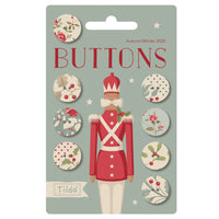 Pre-order Tilda Merry Little Christmas -  Buttons 16mm