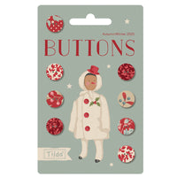 Pre-order Tilda Merry Little Christmas -  Buttons 12mm