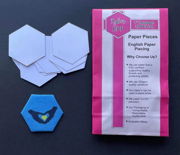 1in hexagons papers - 100pack