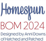 Pre-order Homespun Magazine BOM 2024 Sunshine and Lollipops by Annie Downs Bi-Monthly BOM