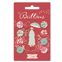 Tilda Windy Days Buttons -Red