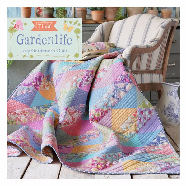 Tilda Gardenlife Lazy Gardener's Quilt Kit by Tilda