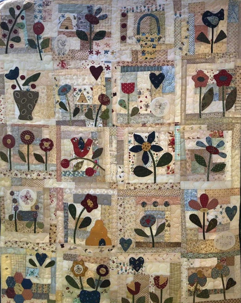 Scrappy Background Quilt by Gail Pan Designs
