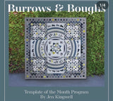 Burrows and Boughs Pattern and Template Only